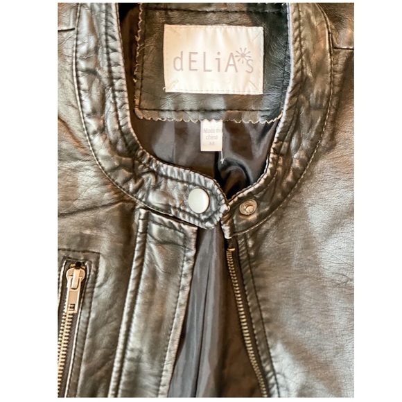 Vintage Vegan Faux Leather Jacket - Picture 9 of 15